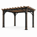 Pergola de Jardin en Bois et Métal 3x4 m