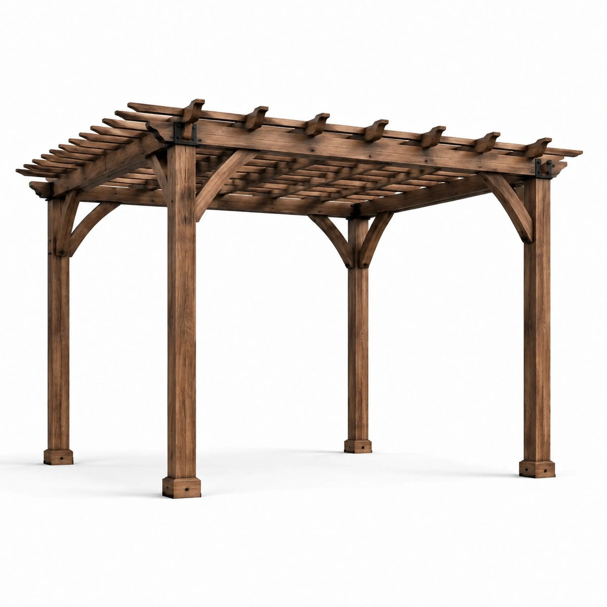 Pergola en bois de pin traité 300x400 cm