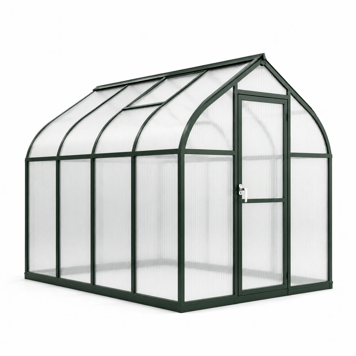 Serre en aluminium et polycarbonate transparent 250x190x195 cm