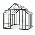 Serre de jardin en aluminium avec verre trempé 4mm 300x300x240 cm